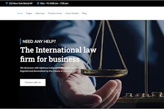 design law firm website attorney website lawyer website legal notary website