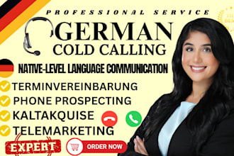 do professional german cold calling, appointment setting and terminvereinbarung
