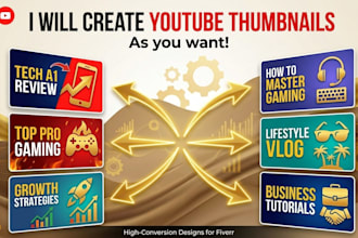 design viral high CTR youtube thumbnails