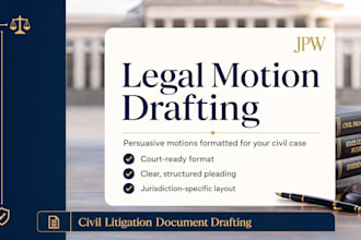 draft a persuasive legal motion for your civil case