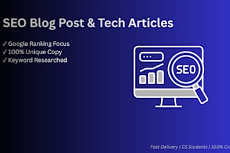 write SEO blog posts and articles about technology and ai
