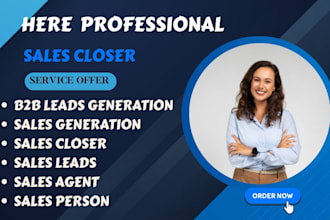 high ticket sales closer sales representative b2b sales appointment setting