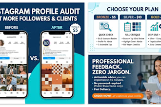 review and audit your instagram profile for maximum growth