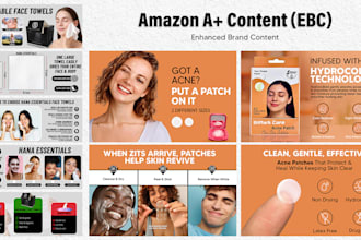 design amazon a plus content brand story storefront graphics
