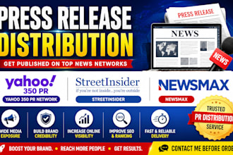 distribute press release on yahoo 350 PR, streetinsider, newsmax, xxl magazine
