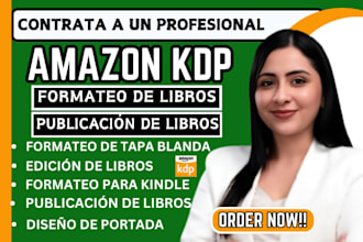 edición de libros, formateo de libros, publicación de libros en amazon KDP