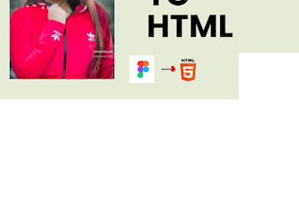 convert figma to HTML CSS tailwind responsive website