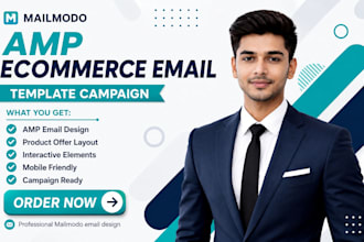design mailmodo amp ecommerce email temoplate campaign