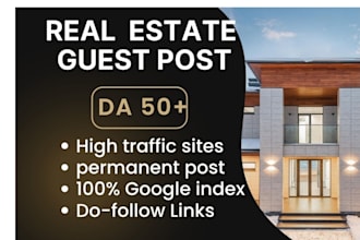 do real estate post on high da websites