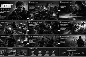 design action storyboard sequences for films games and trailers