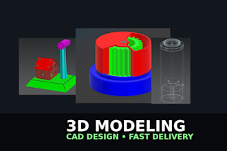 professional 3d cad modeling and technical drawings