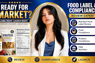 review nutrition facts label, food compliance and fda nutrition