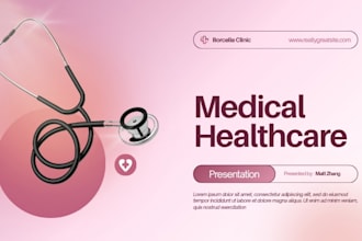 design healthcare saas pitch deck medtech deck biotech telemedicine pitch deck