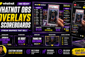esign whatnot obs overlays, scoreboards and stream graphics