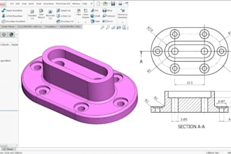 create technical drawings, manufacturing drawings and cad documentation