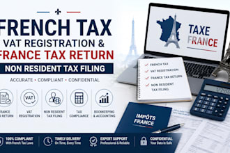 french tax, vat registration, and france tax return non resident tax filling