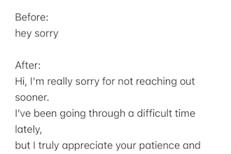 write a perfect apology or emotional reply message fast