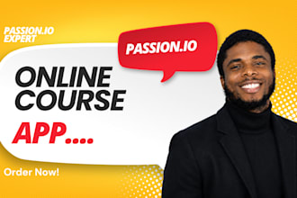 develop and launch your passion io online course app using passion io