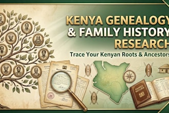 do kenya genealogy, ancestry and family history research
