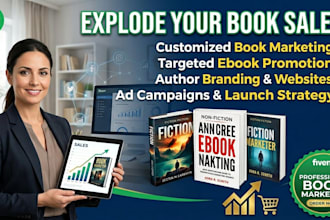 do book marketing ebook promotion authors book website author branding