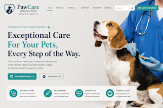 create redesign squarespace veterinary clinic website animal hospital website