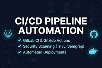 gitlab cicd and github actions automation