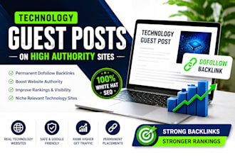 publish technology guest post with do follow backlinks