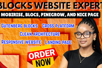 do blocks website design mobirise blocs pinkgrow nice page responsive website