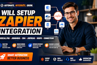 setup zapier integration housecall pro jobnimbus crm jobtread  roofr connecteam