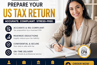 prepare your US tax return as a licensed CPA
