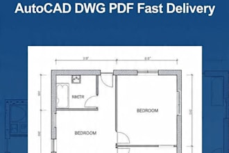create 2d floor plan and architectural drawings in autocad
