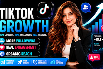 grow your tiktok followers, boost engagement and increase organic reach