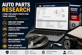 identify oem auto parts and vehicle compatibility