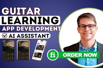develop a guitar learning app, ai music app, android ios, music app, chord app