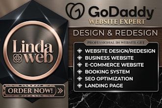 redesign godaddy website development godaddy website design