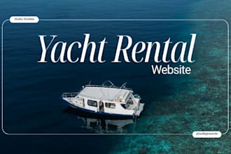 redesign build squarespace yacht rental website boat rental site yacht booking