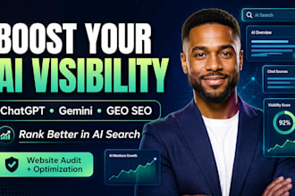 increase your ai visibility score, rank website in chatgpt, gemini, GEO, ai SEO