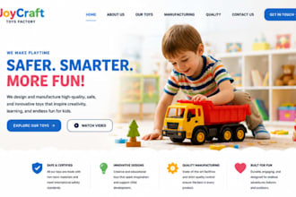 fix build squarespace toys factory website kids toys website outdoor toys site