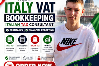 do italy vat bookkeeping italian tax consultant partita iva financial reporting