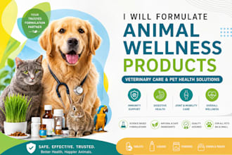 formulate animal wellness products veterinary care and pet health solutions