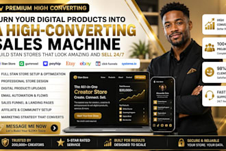 setup stan store, stan store marketing, and gumroad products