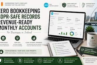 manage ireland xero bookkeeping gdpr safe records revenue ready monthly accounts