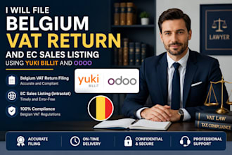 file belgium vat return and ec sales listing using yuki billit odoo construction