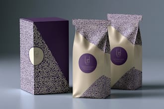 design premium cannabis and bag packaging design