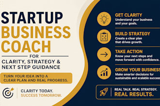 be your startup business coach for clarity, strategy and next step guidance