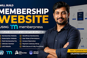 build a professional wordpress membership subscription website