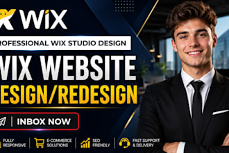 design wix wbsite design wix studio website wix site redesign wix landing page