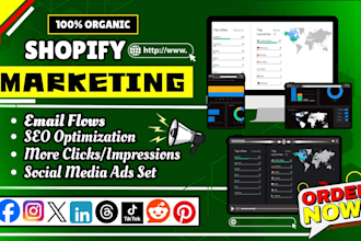 boost shopify sales, shopify ecommerce marketing, shopify website traffic