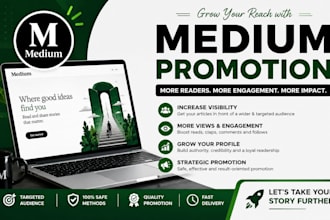 do medium article promotion to increase engagement