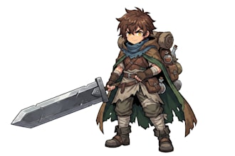 2d rpg character assets with ai